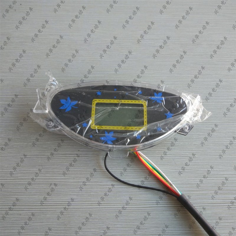 电动车液晶仪表 电量显示屏 数字显示速度里程改装48V60V仪表总成