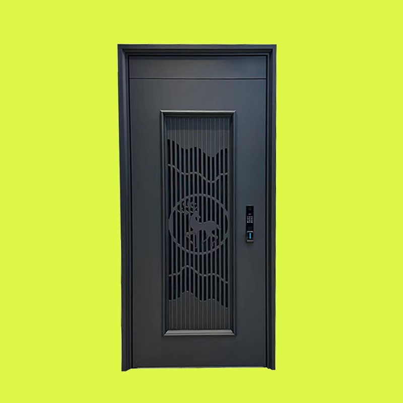 2024新款通风防盗门家用甲级进户门中门透气大窗平开式入户大门