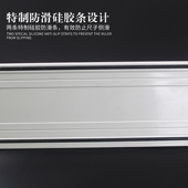 绘图尺裁剪广告防滑防割手防走偏裁切尺 广告防护直尺 促销 美工尺