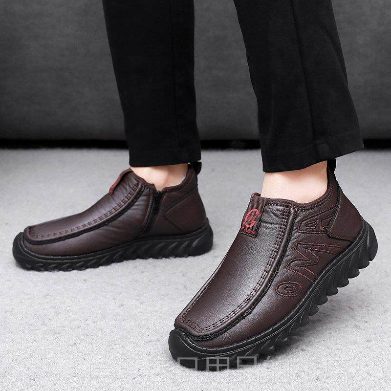 高档冬季老北布鞋男棉鞋加绒京加厚保闲暖防滑软底爸鞋中老爸年休,流行男鞋,棉鞋,淘宝优惠券,粉丝福利购,淘宝优惠卷
