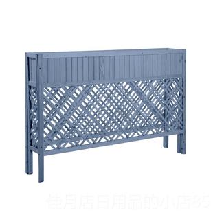 高档白色餐厅围卡座隔断花架饮栏厂办公室过道屏风矮墙工绿植架装