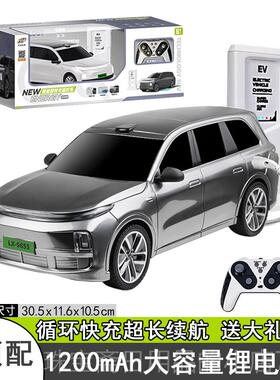 高档202新款理l9车5模米想苏su7控车儿童充电动汽车男孩跑车玩具
