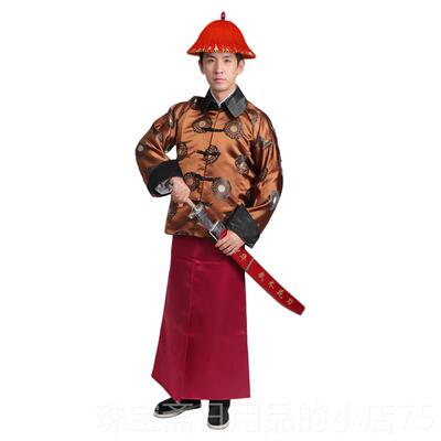 高档清官服一品大臣李鸿章古装王爷出侍卫兵士服太监朝公公影视演