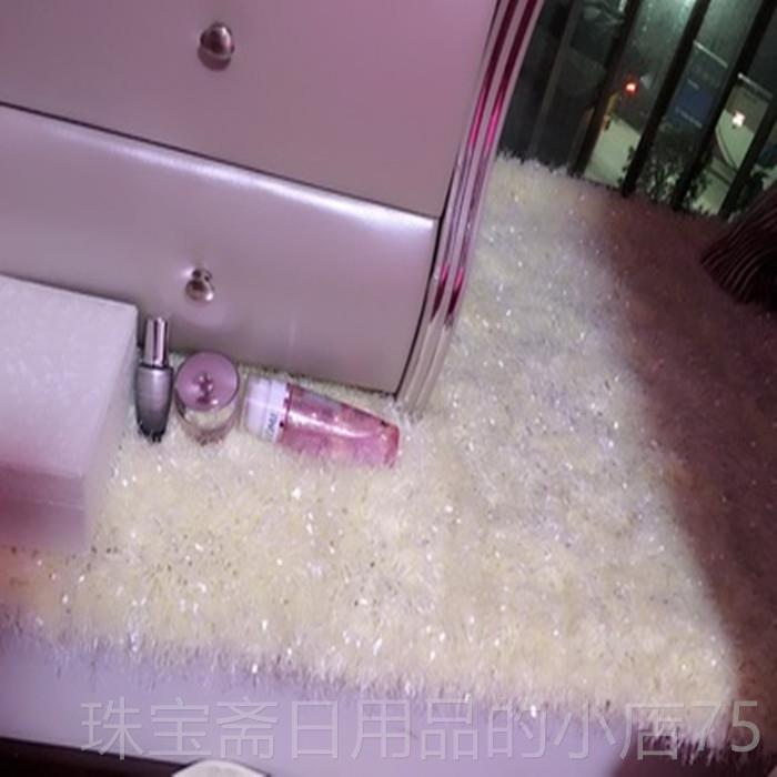 高档加厚加弹力丝旗地卧室满铺床客边现代简约厅沙发茶几长毛绒毯