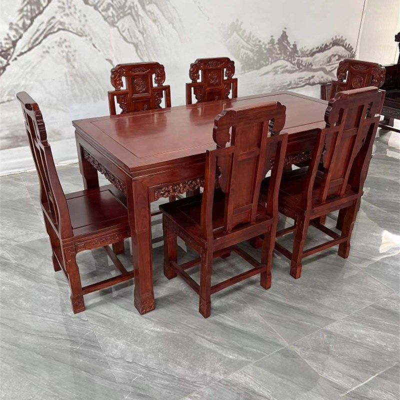 北方老榆木实木长条餐桌明清中式仿古餐桌椅组合餐厅饭店家用餐桌,住宅家具,圈椅,淘宝优惠券,粉丝福利购,淘宝优惠卷