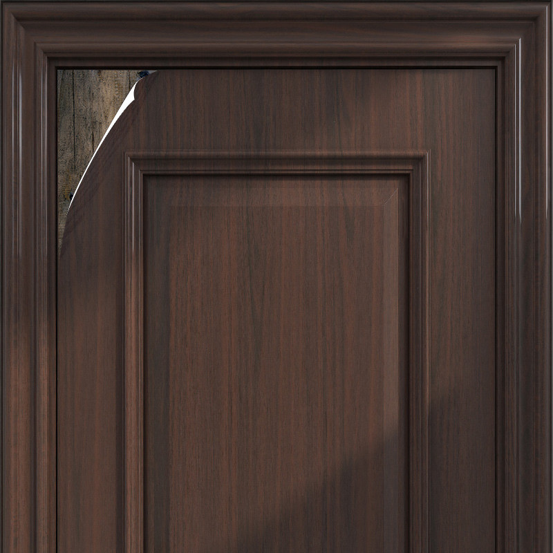 木门翻新贴纸门贴自粘整张加厚旧门桌面防水防油遮丑家具木纹改色