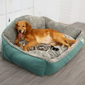 狗窝大型犬冬季 通用狗狗床 保暖可拆洗金毛宠物冬天沙发狗垫子四季