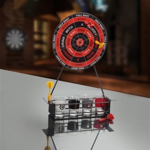 铁架飞镖喝酒游戏盘 飞镖酒盘 聚会游戏道具 飞镖娱乐酒吧游戏