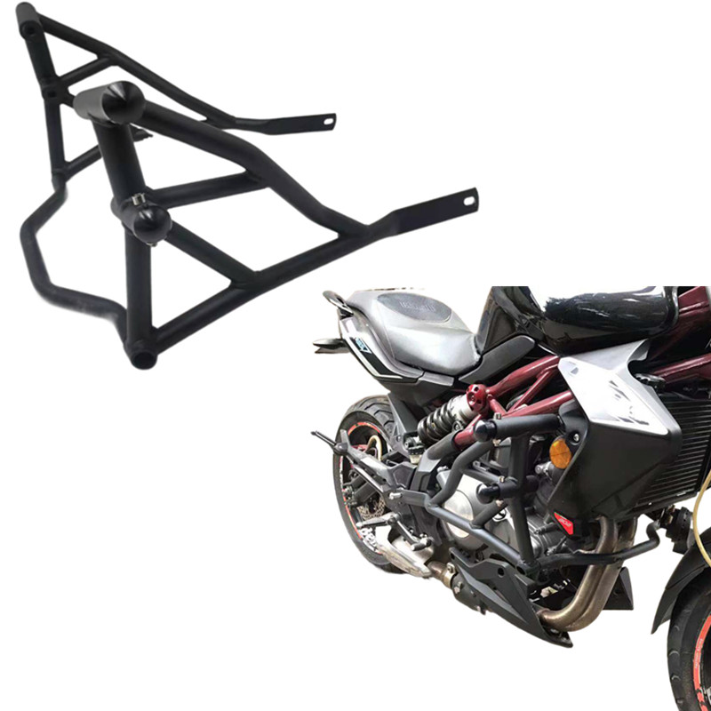 适用黄龙300竞技护杠保险杠302S追3特技杠改装后货架尾架