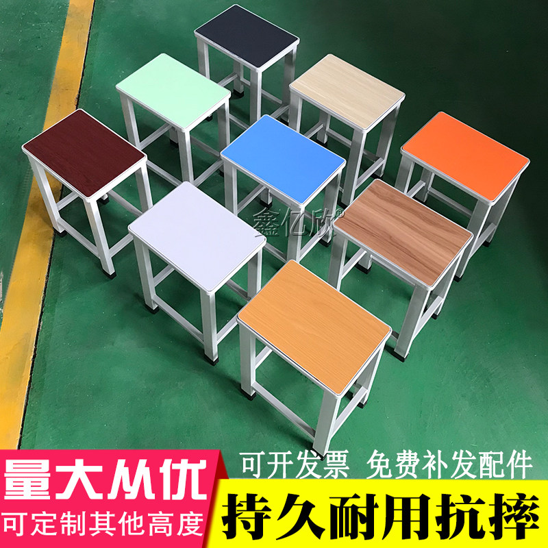 定制工厂凳流水线工作凳车间操作凳学校学生方凳防静电高凳皮面凳