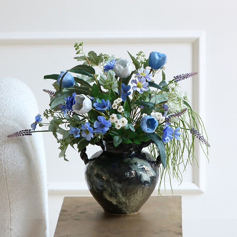 室内高档客厅茶几装饰花束法式高级自然风插花布置仿真花假花摆件