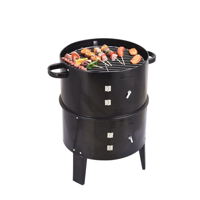 多功能焖烤烟熏炭烧烤炉烤红薯地瓜桶熏腊肉烤鱼香肠豆腐干烟熏炉