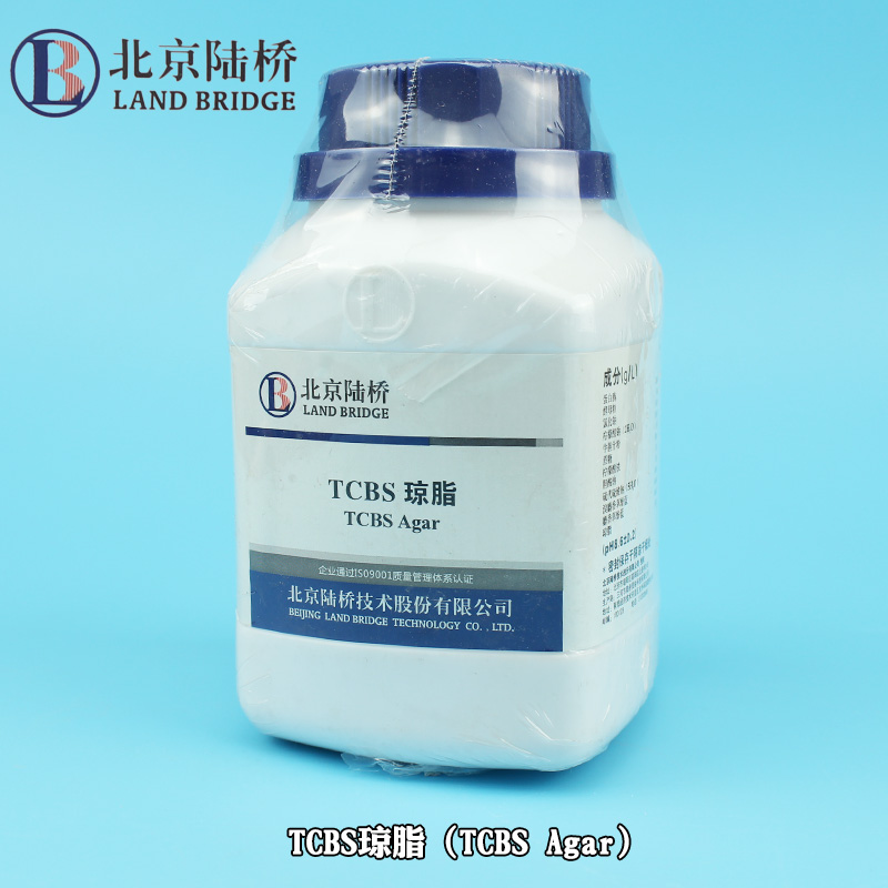 北京陆桥 细菌微生物培养基TCBS琼脂0g瓶装粉末水产弧菌快速检测