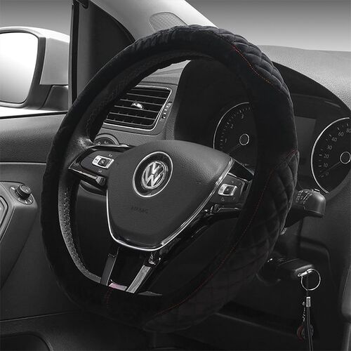 毛绒方向盘套冬季保暖D型朗逸速腾凌度蓝鸟帝豪GS途观L索九奇骏