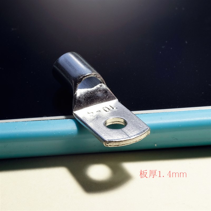 SC10-窥口鼻 短铜鼻子 铜线耳 压线鼻 电缆接头M螺丝孔接线端子