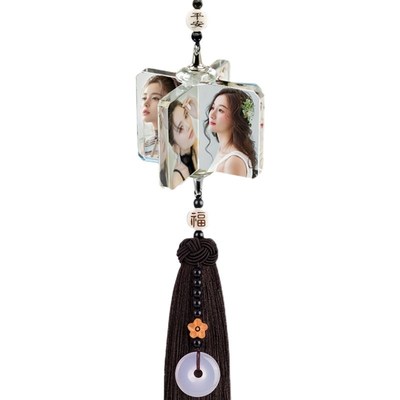 汽车挂件照片定制手工车载摆件diy吊坠车车内挂饰高端大气上档次