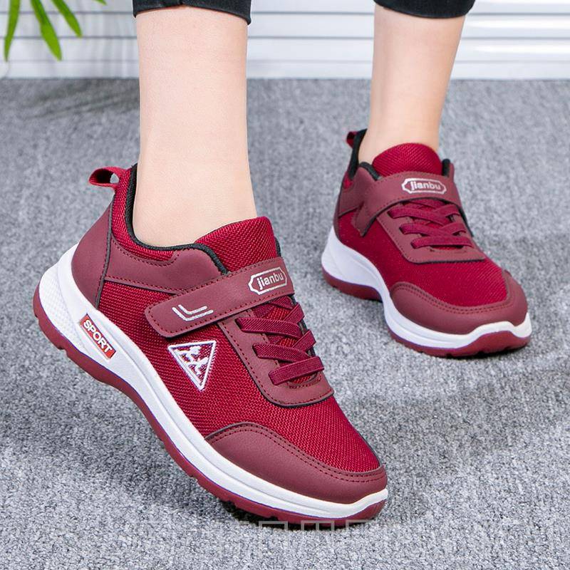 高档京布鞋女夏季新款王弥漫气一透脚蹬中老年舒适软底妈老北妈鞋