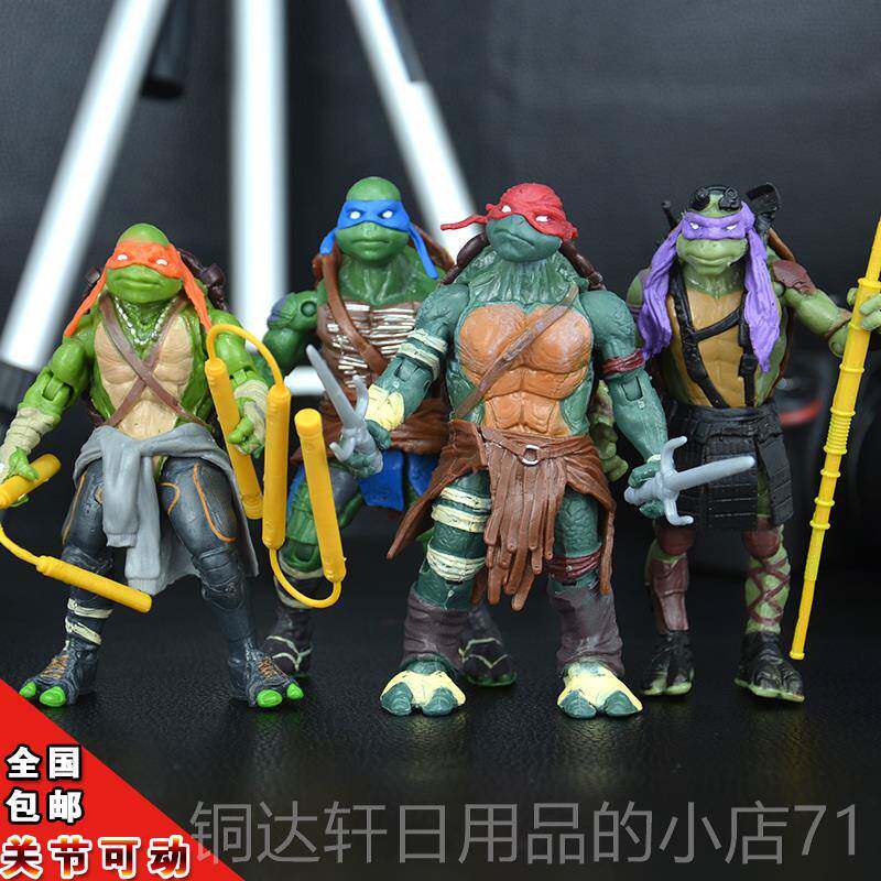 高档忍者龟模型模型武可拆关摆节可器动R aph/拉斐尔国产件儿童玩
