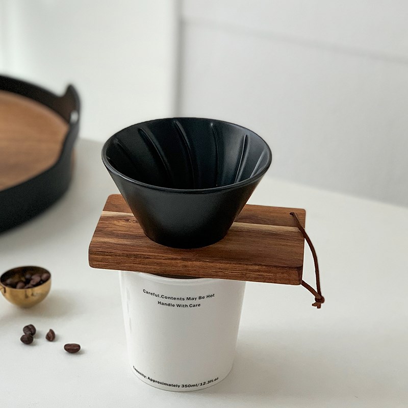 手冲V60咖啡过滤器陶瓷滤杯滴滤漏斗套装手冲咖啡器具家用