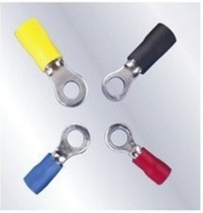 圆形预绝缘端头 铜鼻子铜线耳 1000只 科威冷压接线端子RV1.25