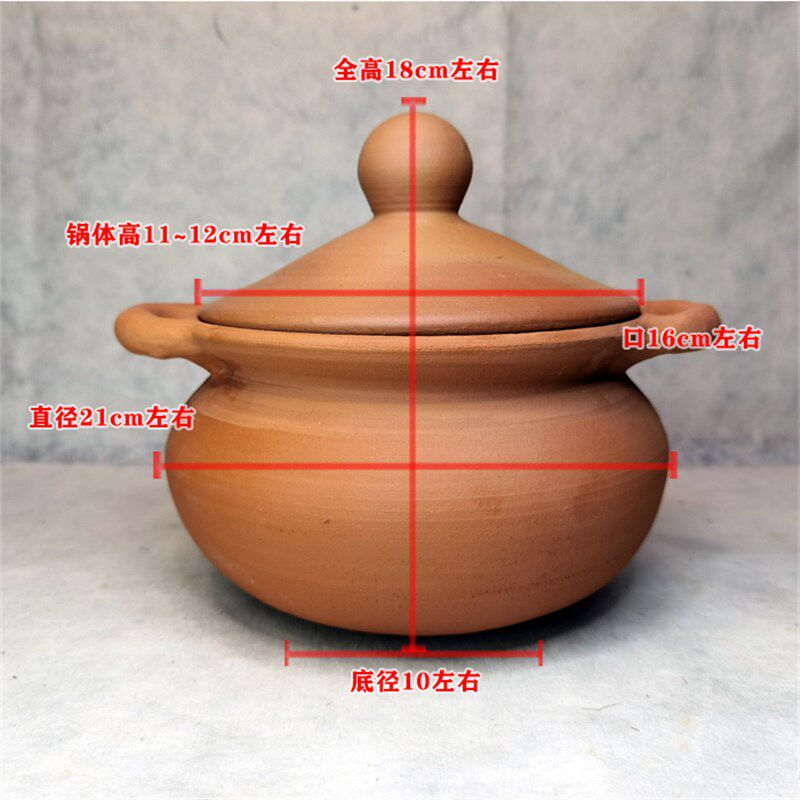 傣陶泰式小土火锅煲汤烧碳西双版纳非遗产品东南亚特色古朴手工