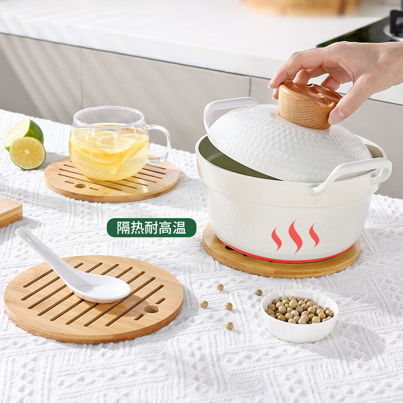 隔热垫餐桌垫碗垫杯垫耐高温餐盘垫菜盘子竹垫防热家用防烫锅垫子
