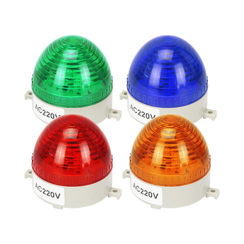 小型LED频闪灯LTE-5072迷你闪光报警指示灯220v24v12v常亮信号灯
