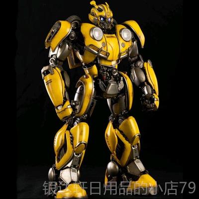 高档电5U模成玩 大黄蜂 变形光玩具外传影版合金带灯品机器人手办