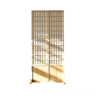 高档日式屏风隔断玄入户门关断墙时隔尚简约客厅饭厅料理店直播酒