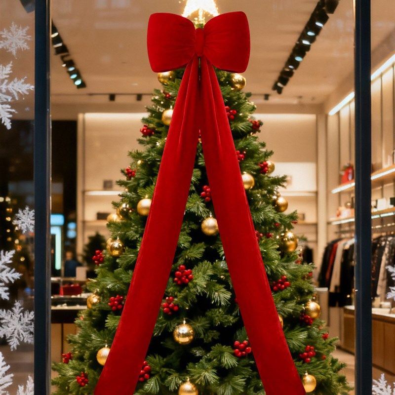 新款150CM绒布大蝴蝶结酒红色圣诞节装饰布置装扮橱窗挂件小吊饰,节庆用品/礼品,圣诞装饰品,淘宝优惠券,粉丝福利购,淘宝优惠卷