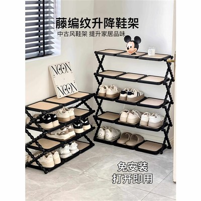鞋架家用室内好看多层鞋架子宿舍门口入户小型鞋子折叠简易窄鞋柜