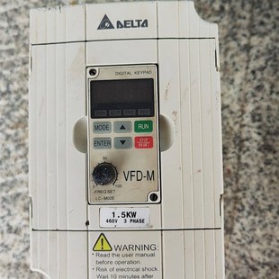 拆机台达变频器VFD015M43B 380V 1.5KW