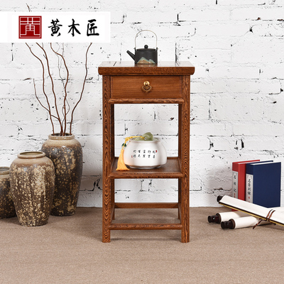 红木家具鸡翅木小茶几简约迷你中式实木茶台小方桌沙发边几角几