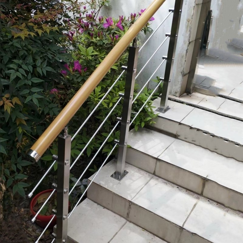 家用门口楼梯扶手护栏30不锈钢立柱庭院室外走廊平台围栏杆