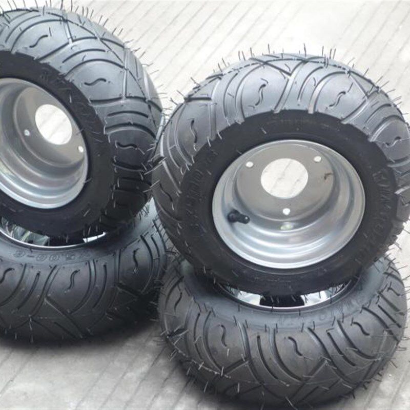 自制四轮卡丁车沙滩车6寸轮胎轮毂13X5.00-6寸公路轮胎真空轮毂