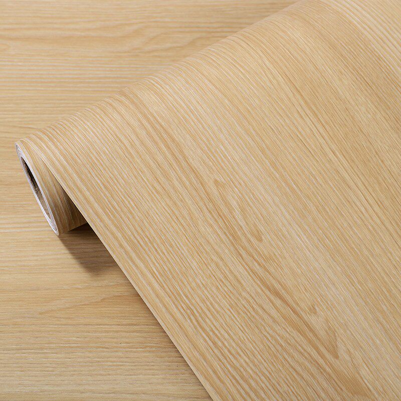 特厚加厚北美橡木木纹贴皮贴纸自粘家具翻新柜子木门原木波音软片