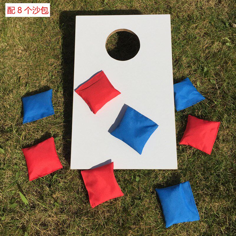 木制沙包投掷板 幼儿园游戏沙包板 室内外玩具感统训练器材扔沙包