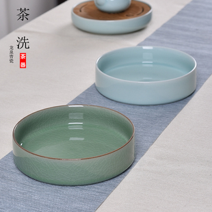 龙泉青瓷家用大号烟灰缸茶桌办公室宾馆餐厅酒店烟缸礼品装饰果盘