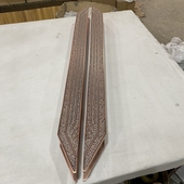 现代中式 木门酒店推拉把手定制 玻璃门把手简约大门拉手红古铜新款