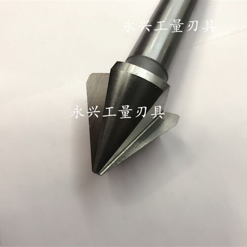 白钢锥柄倒角刀/倒角器16 25 31 35 40 50 60 70 80*90度三刃单刃