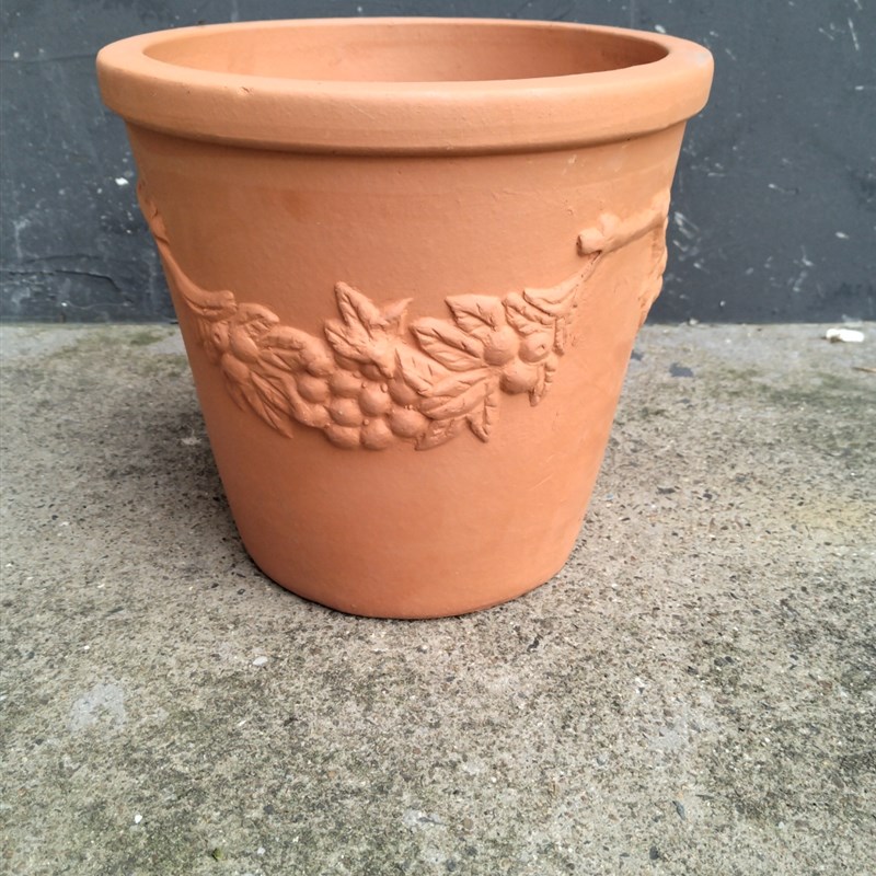 大口葡萄花庭院陶罐景观土陶粗陶红陶花盆花瓶摆件陶瓷大码陶盆