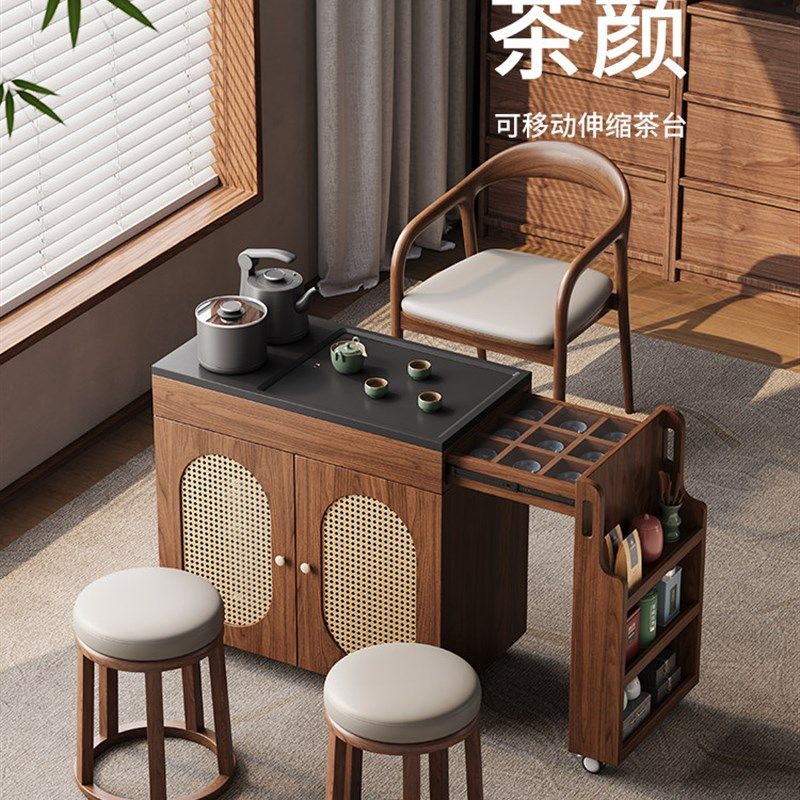 可伸缩移动茶台小户型家用客厅茶水柜烧水壶一体小型茶桌阳台茶几,住宅家具,茶几,淘宝优惠券,粉丝福利购,淘宝优惠卷