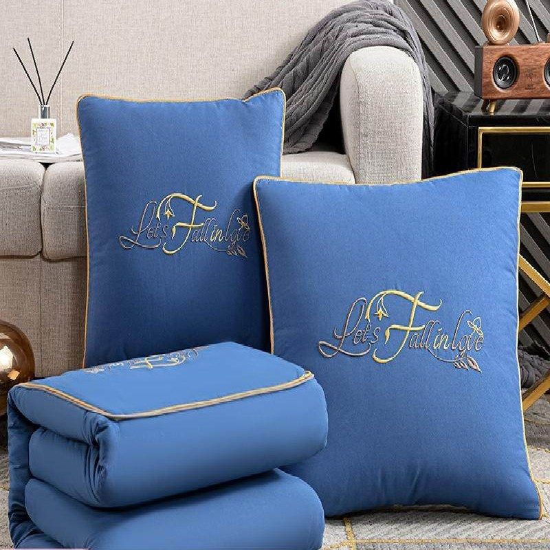 抱枕被子两用二合一加厚折叠汽车载枕头被办公室午睡空调毯子靠垫,居家布艺,抱枕被,淘宝优惠券,粉丝福利购,淘宝优惠卷