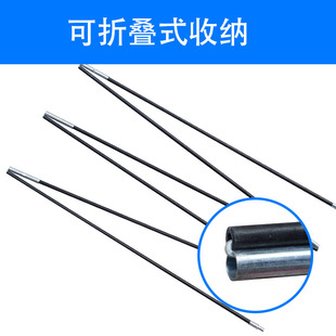 齐眉棍同心杆拓展培训道具3.2米不锈钢可折叠杆团队室内游戏器材