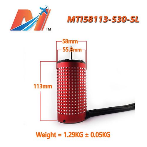 5.5KW无刷内转电机NP高转速无传感器马达电动船车水下推进器