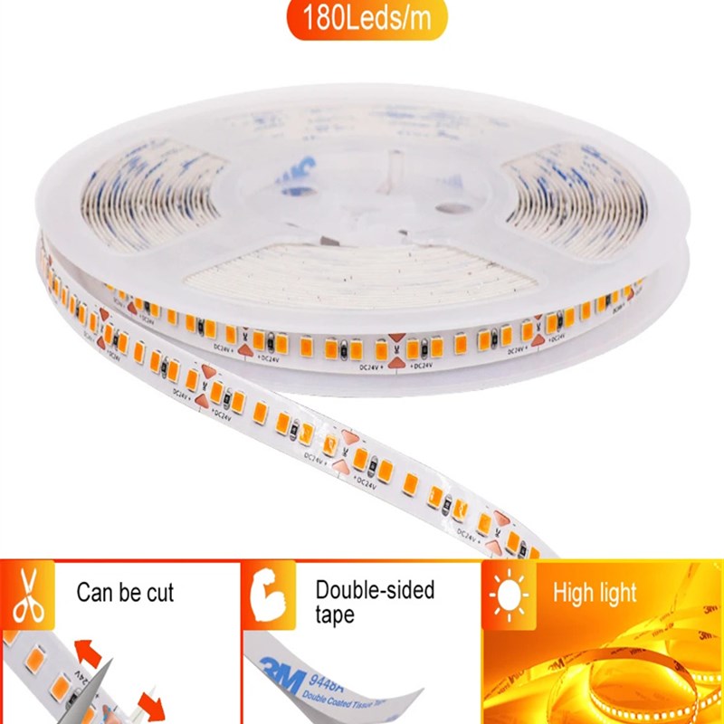 v灯带1灯28贴片led灯条8mm自粘2V超亮嵌入式5mm线形软灯带