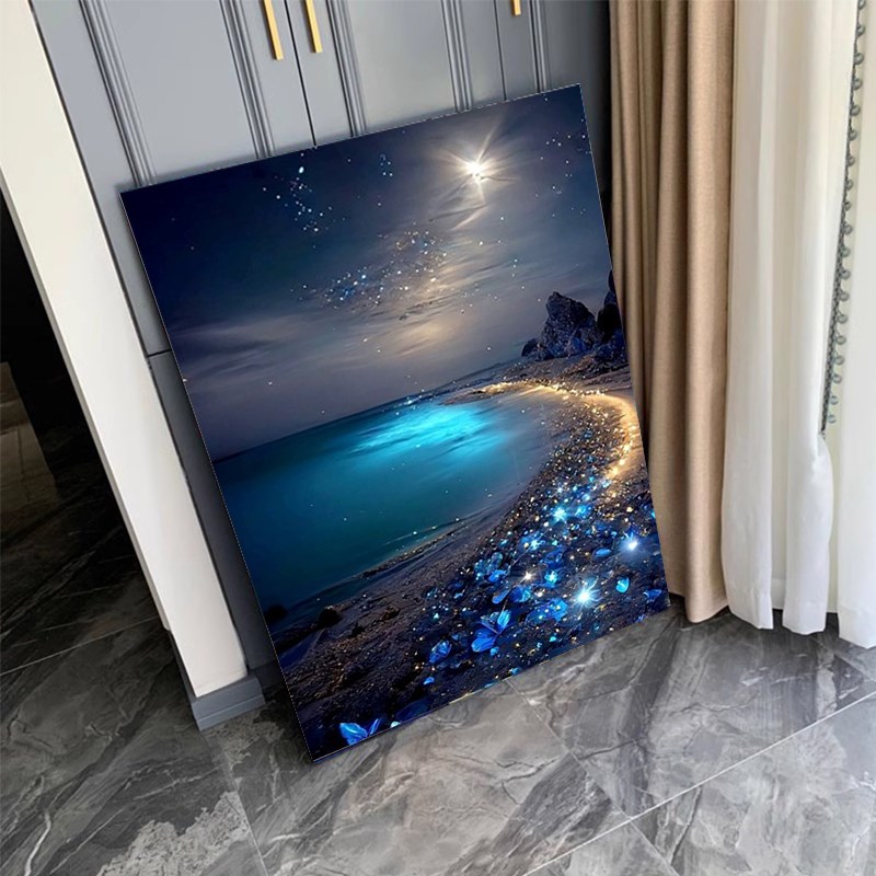 数字油画diy2024新款年轻人涂色填充手工打发时间解闷丙烯油彩画