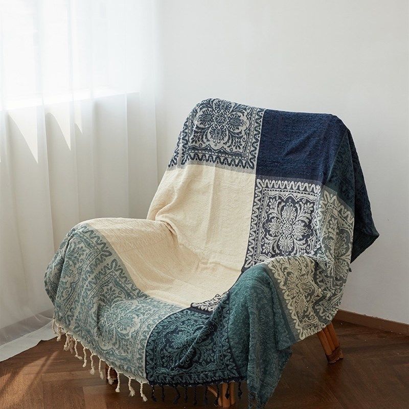 毯子棉毯子盖毯空调毯沙发巾毯彩色线毯雪尼尔卷草纹休闲格子流苏,床上用品,休闲毯/毛毯/绒毯,淘宝优惠券,粉丝福利购,淘宝优惠卷