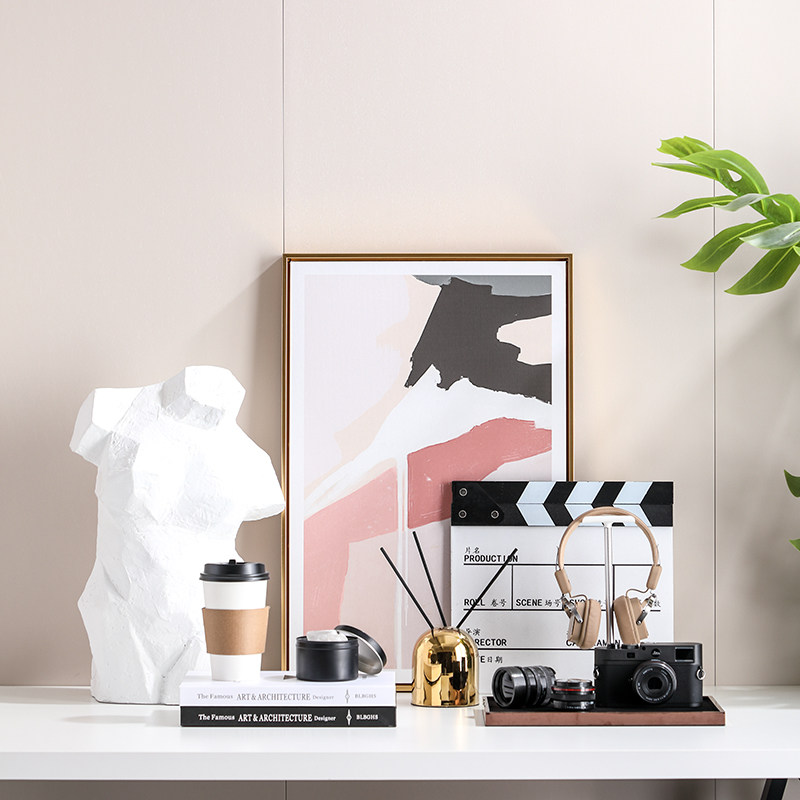 样板间定制家居女孩房卧室飘窗书桌书房书柜软装饰品套餐摆件耳麦,家居饰品,装饰摆件,淘宝优惠券,粉丝福利购,淘宝优惠卷