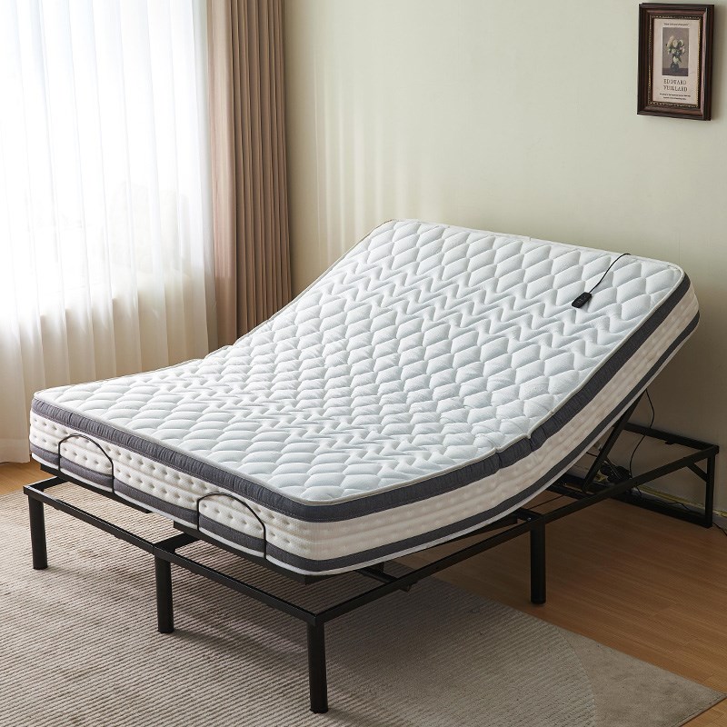 智能升降床电动智能床零压力床垫实木床悬浮重力智能床垫家用简约